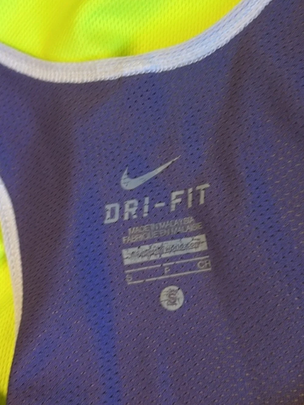 Nike Dri-fit tank size small